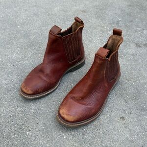 Zara kids leather boots 28